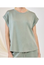 Buttery soft pleated top
