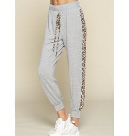 Animal panel joggers