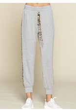 Animal panel joggers