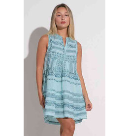 Elan ELAN Sleeveless Resort Blue Dress