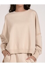 Elan Elan Sand Oversized Sweatshirt