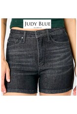 Judy Blue Judy Blue HW Washed Black Shorts