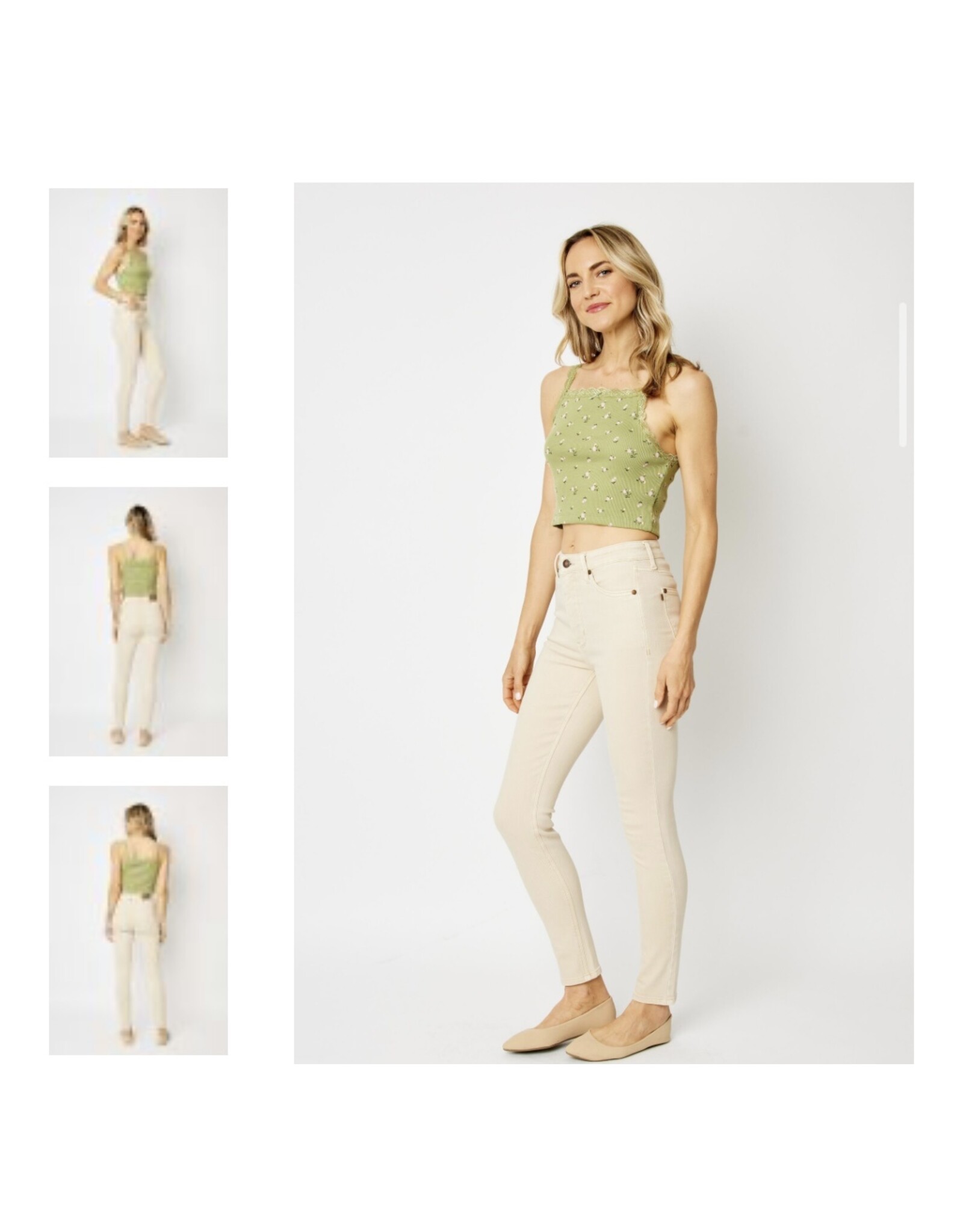Judy Blue Judy Blue HW Bone Skinny Jeans