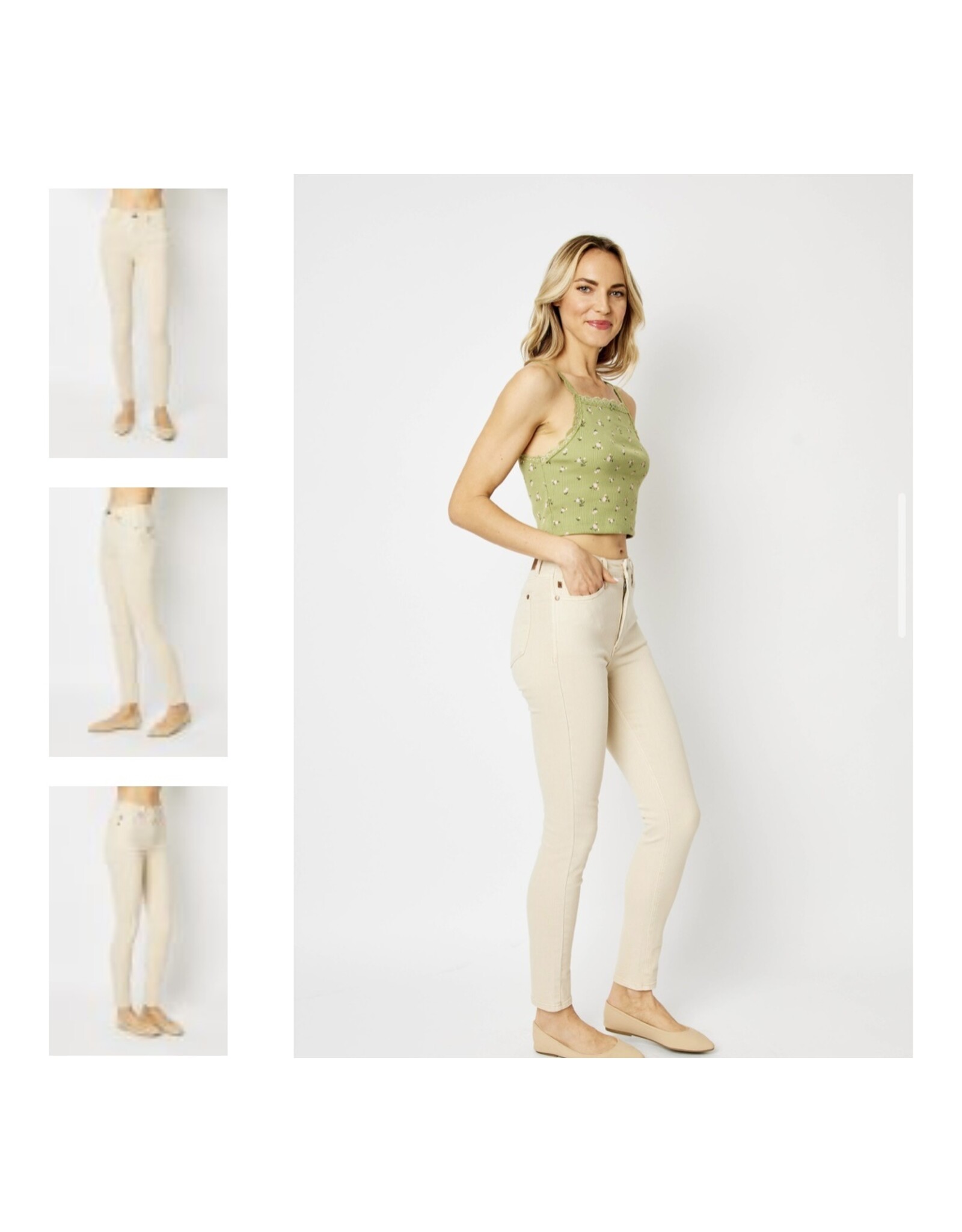 Judy Blue Judy Blue HW Bone Skinny Jeans