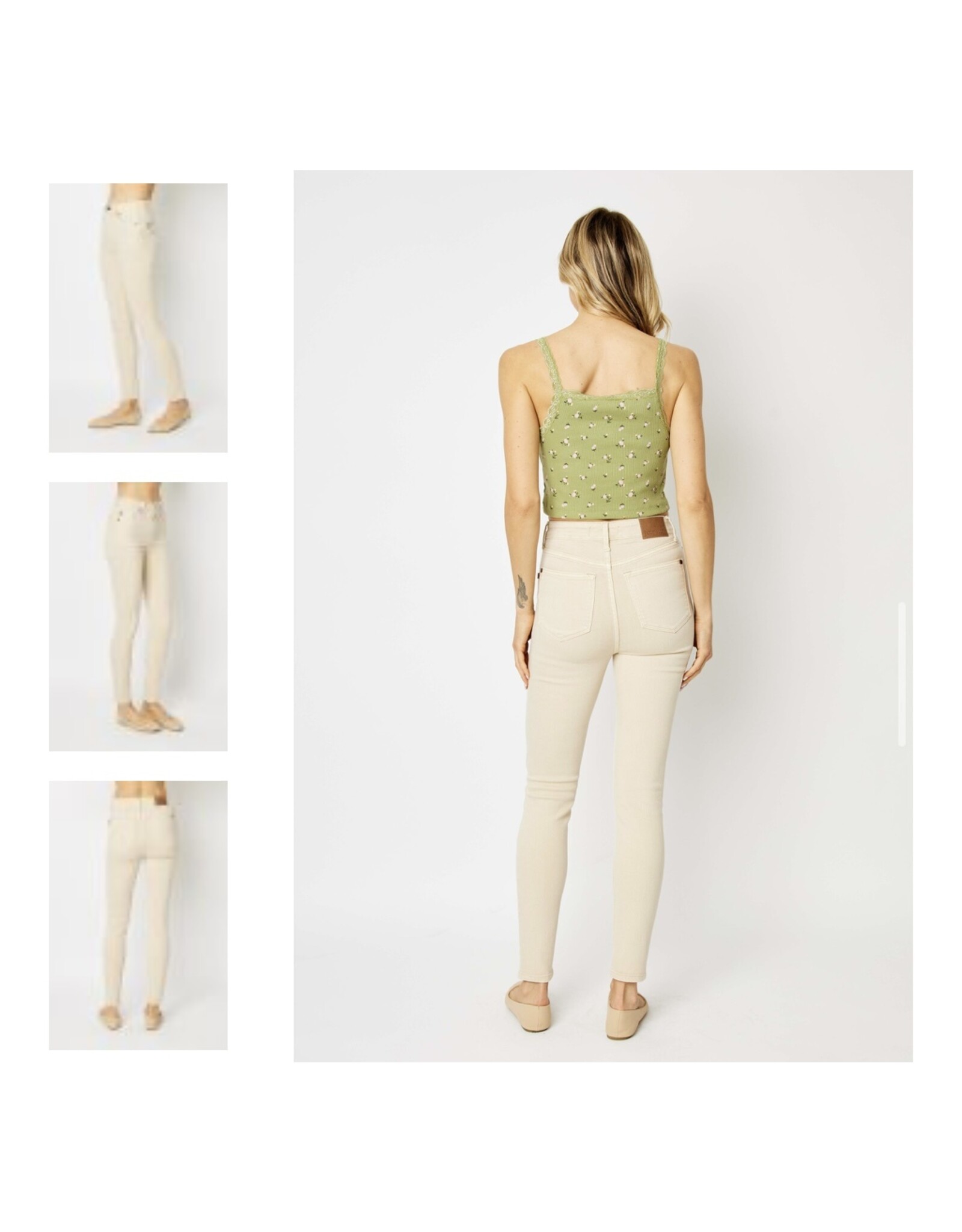 Judy Blue Judy Blue HW Bone Skinny Jeans