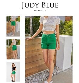 Judy Blue Judy Blue HW Kelly Green Shorts