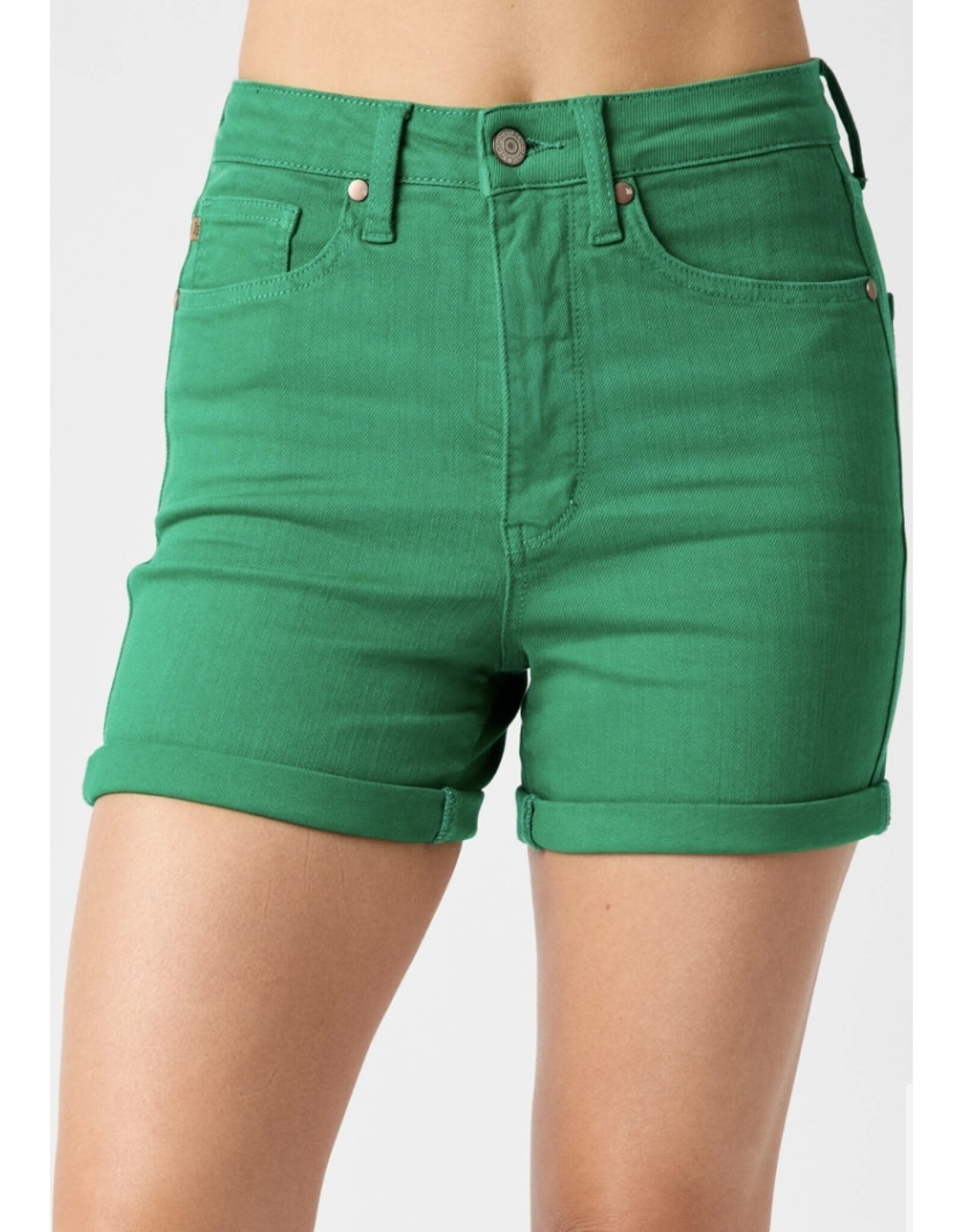 Judy Blue Judy Blue HW Kelly Green Shorts