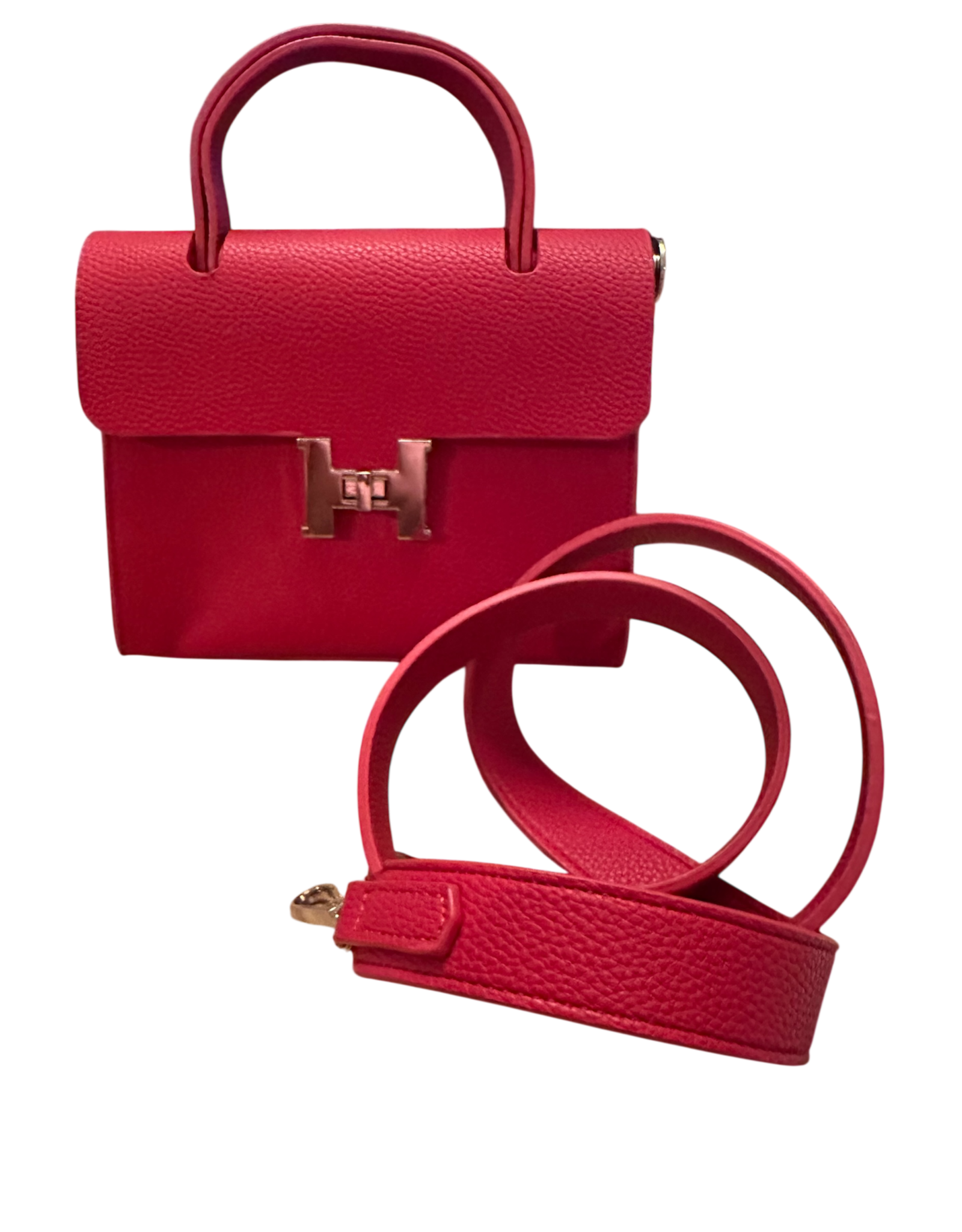 JOIA ‘H’ Red handbag