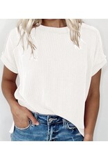 LATA Crinkle knit tee