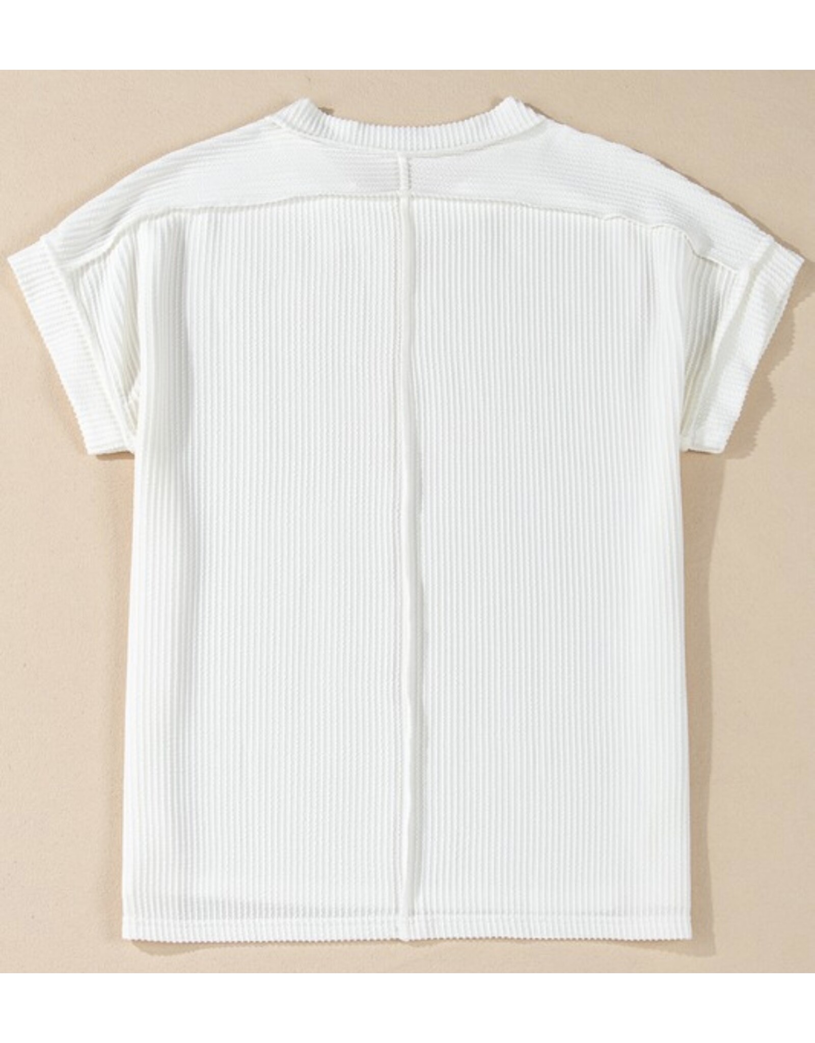 LATA Crinkle knit tee