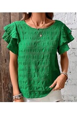 LATA Ruffled Blouse