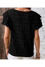 LATA Ruffled Blouse