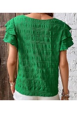 LATA Ruffled Blouse