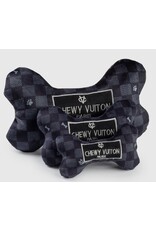 Haute Diggity Dog Black Checker Chewy Vuiton Bone-Small