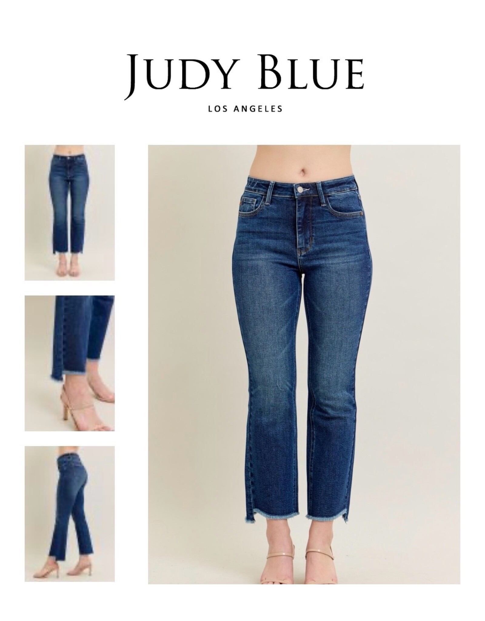 Judy Blue Judy Blue  HW Dark Wash Kick Flare
