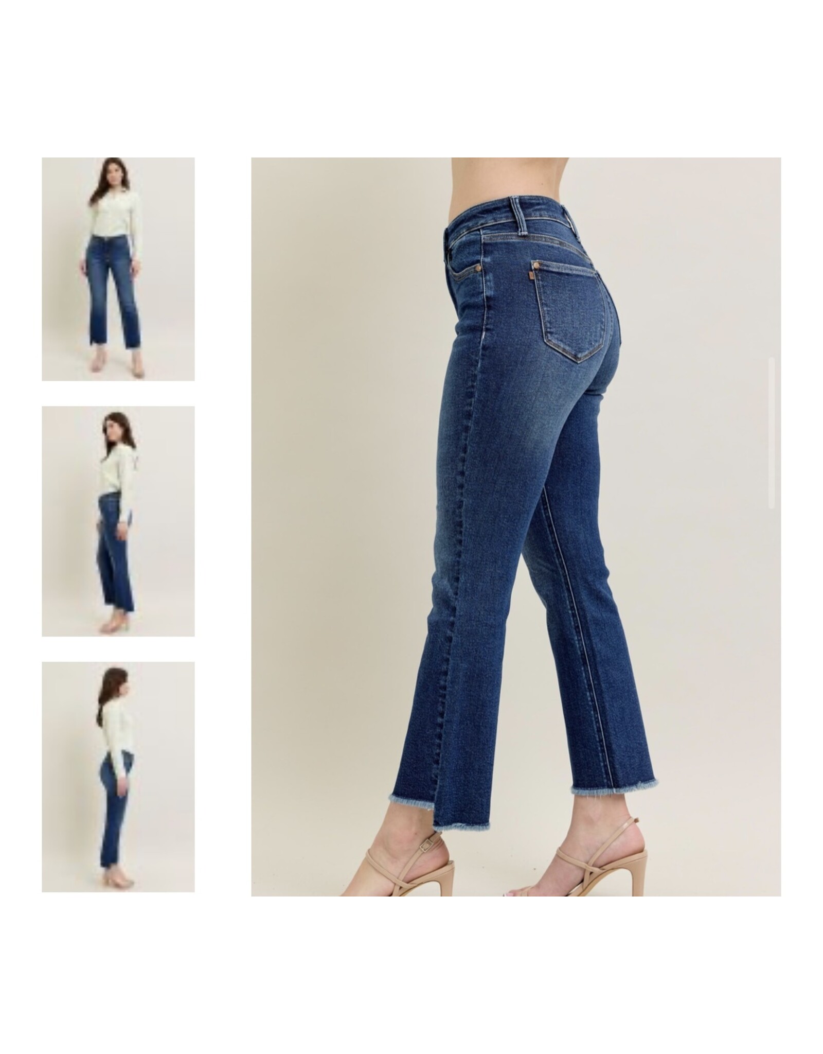 Judy Blue Judy Blue  HW Dark Wash Kick Flare