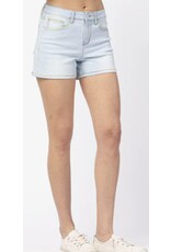 Judy Blue Judy Blue MR Rainbow Thread Shorts