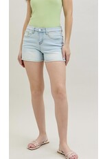 Judy Blue Judy Blue MR Rainbow Thread Shorts