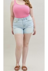 Judy Blue Judy Blue MR Rainbow Thread Shorts