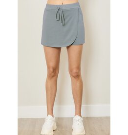 French terry skort