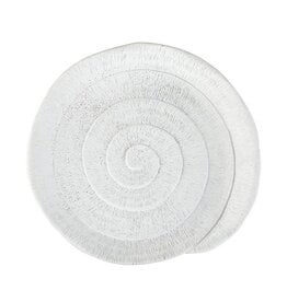 Matte White Shell Decor