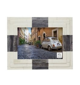 Cream & Blue Bone Frame