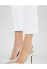 Kancan HR crop straight white jeans