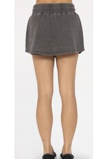 mono b burned out fleece skort