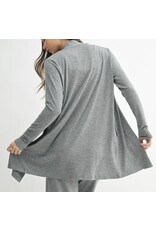 mono b brushed hacci cardigan