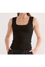 Square neck wide strap tank
