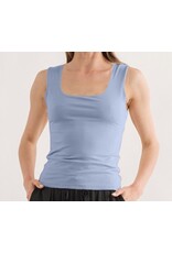 Square neck wide strap tank