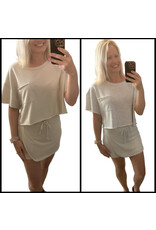 French terry skort