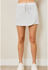 French terry skort