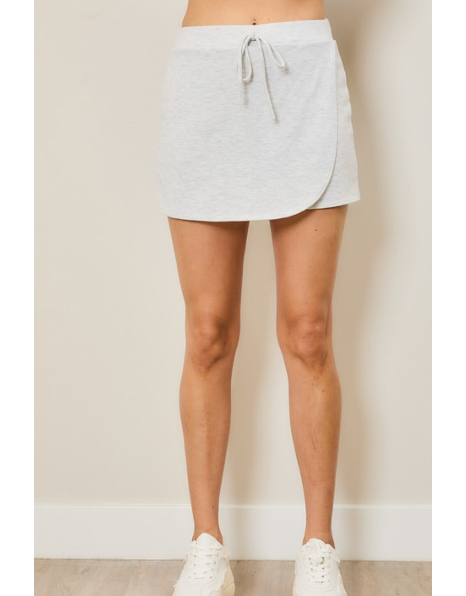 French terry skort