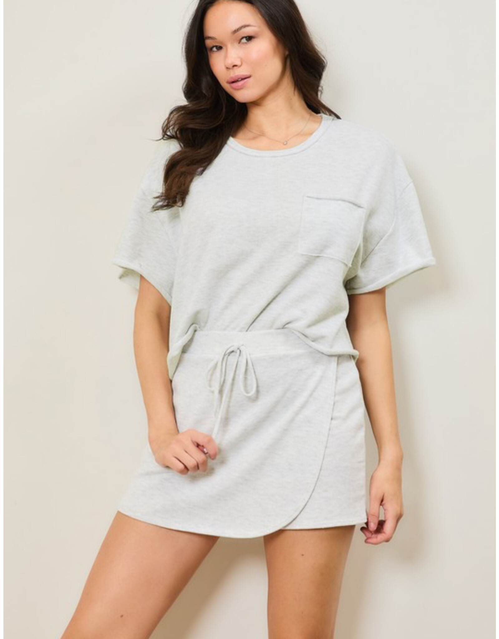 French terry skort