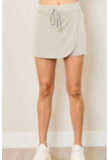 French terry skort