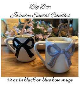LATA Big bow santal jasmine candles
