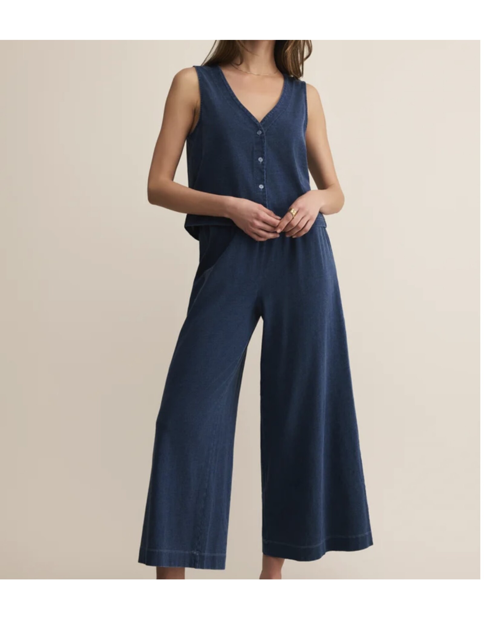 ZSupply ZSupply Solace Jersey Denim Top