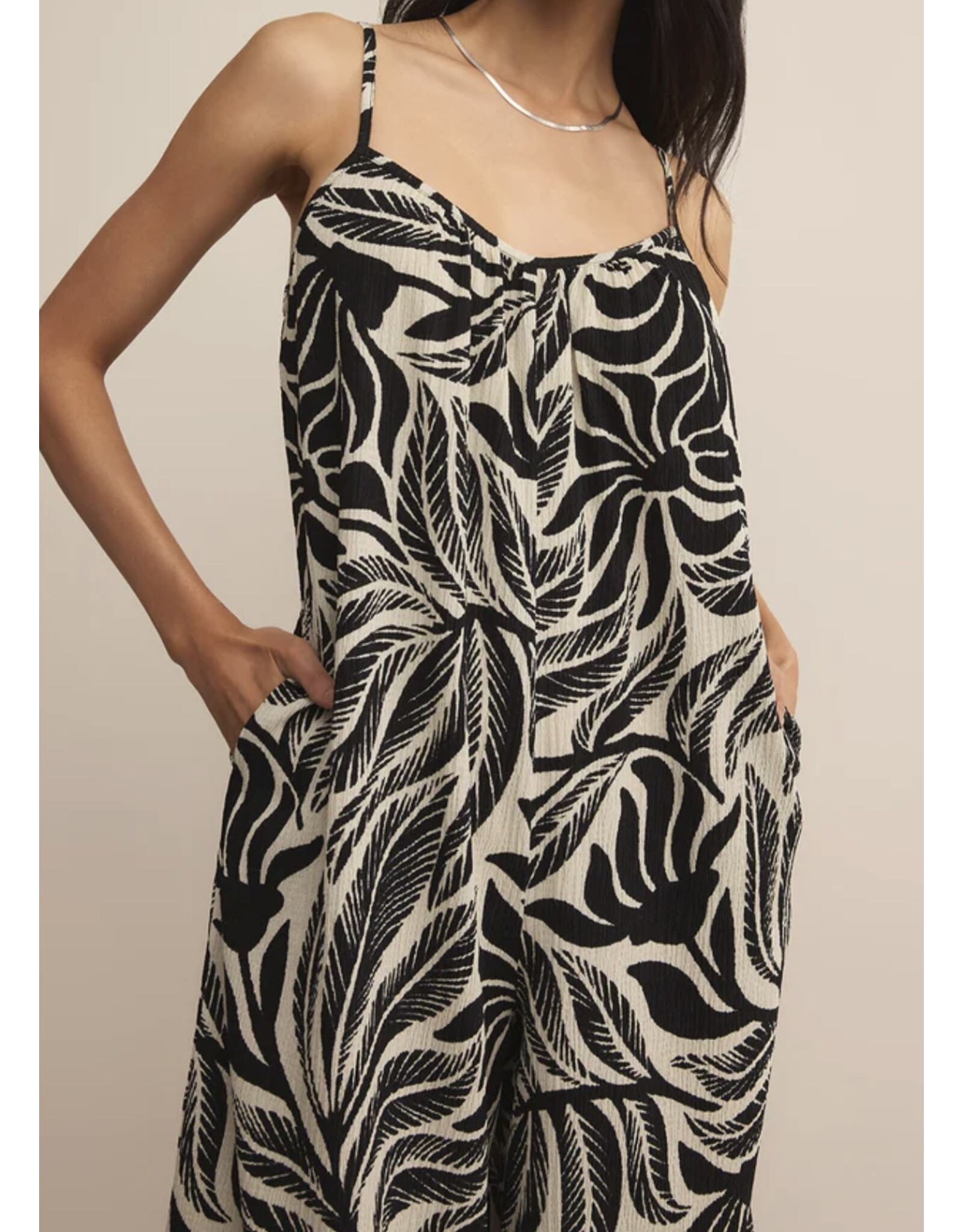 ZSupply ZSupply Flared Isla Leaf Jumpsuit