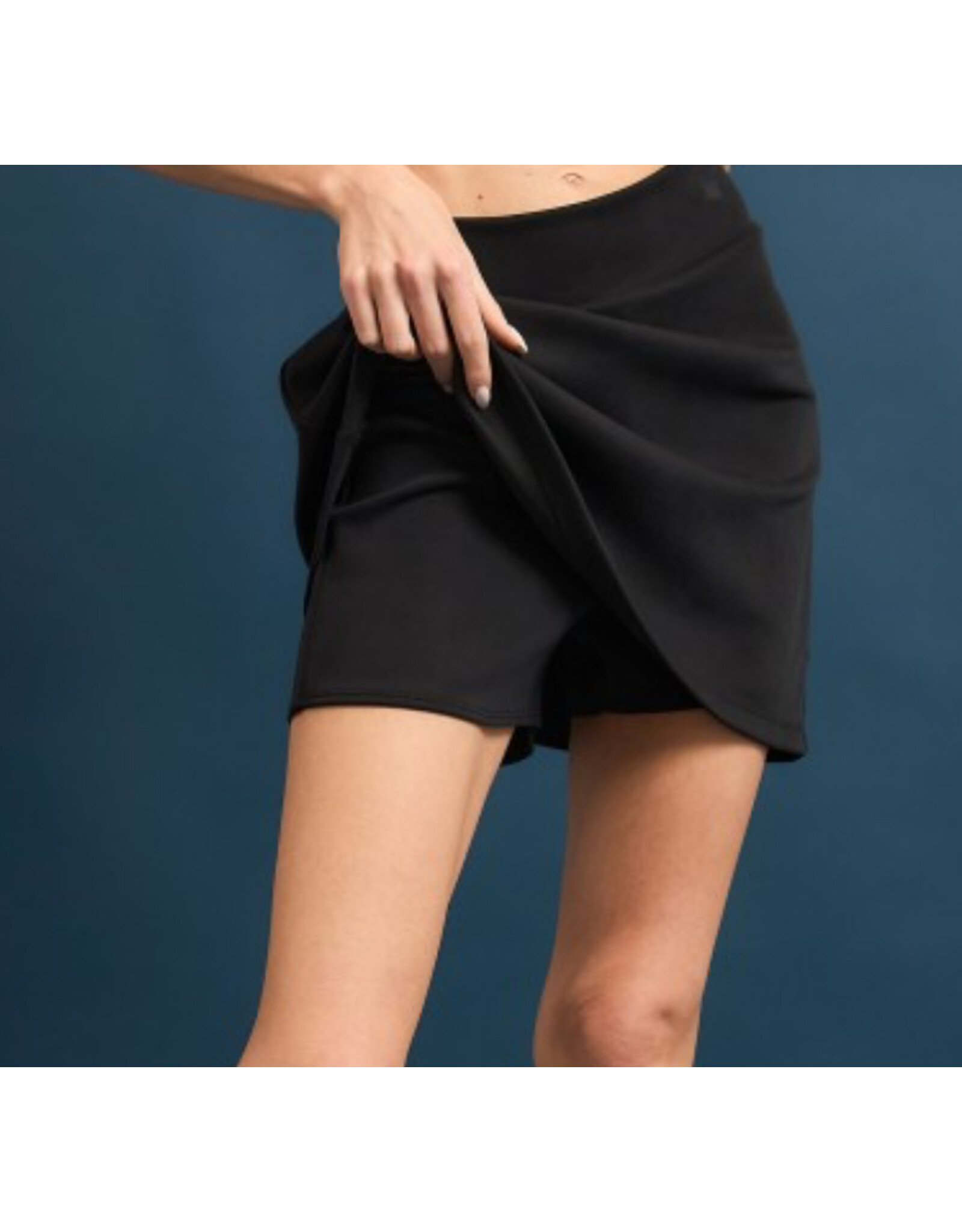 Buttery soft black skort