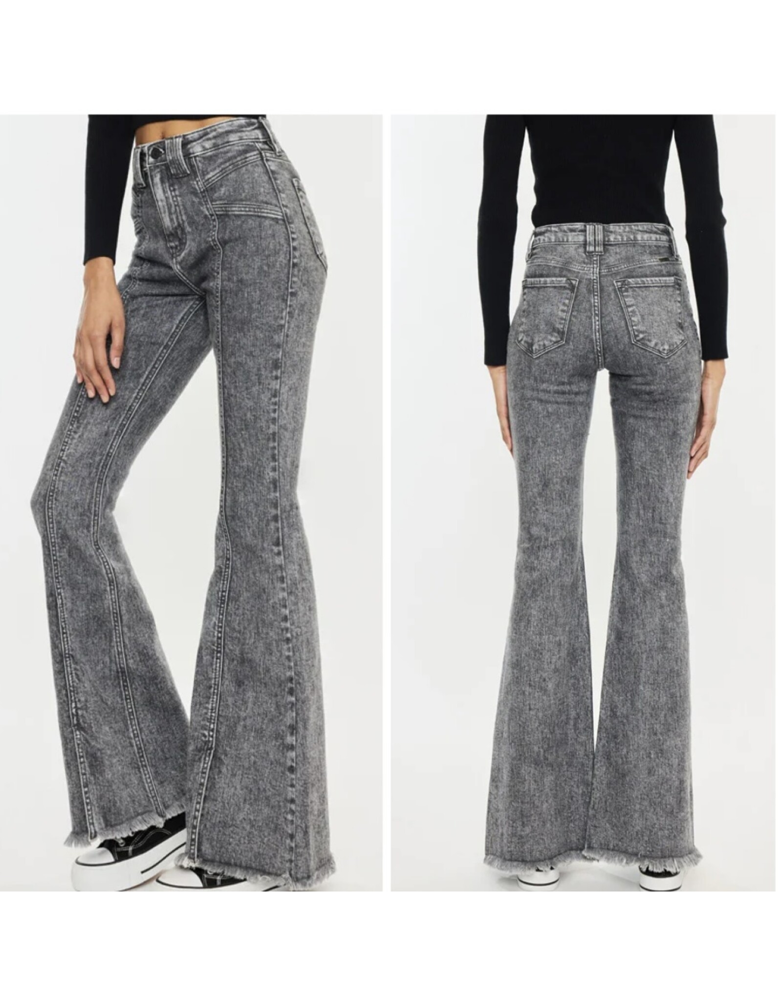 Kancan Lucine HR Flare Jeans