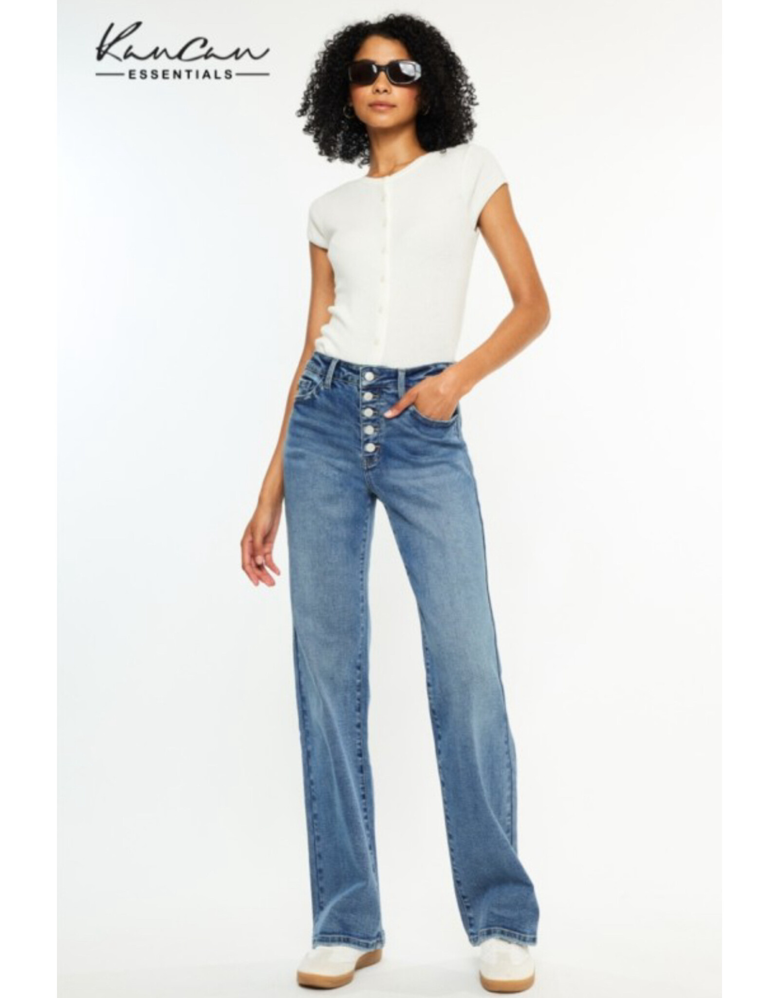 Kancan HR 90's Flare Jeans