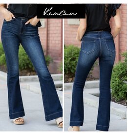 Kancan Roxanne HR Flare Dark Jeans