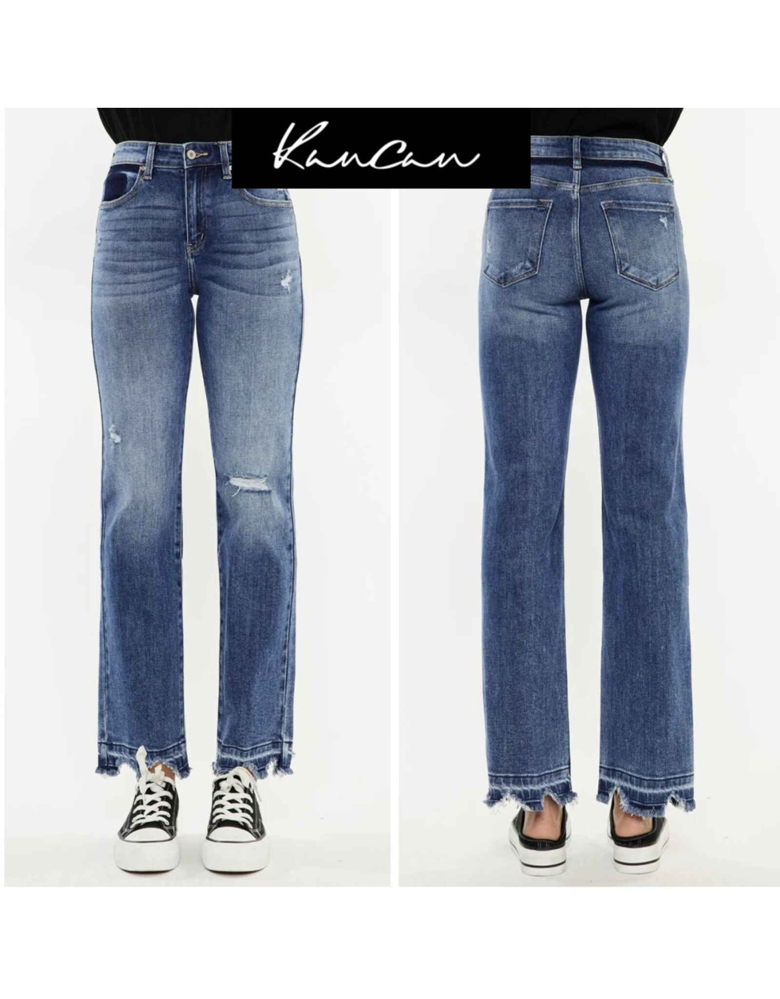 Kancan Georgia HR Slim Straight Jeans