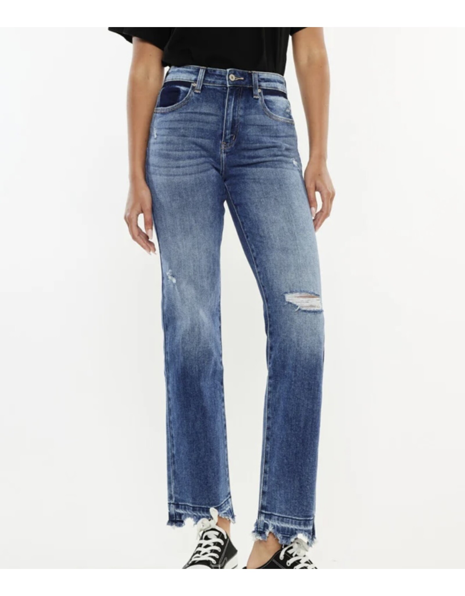 Kancan Georgia HR Slim Straight Jeans