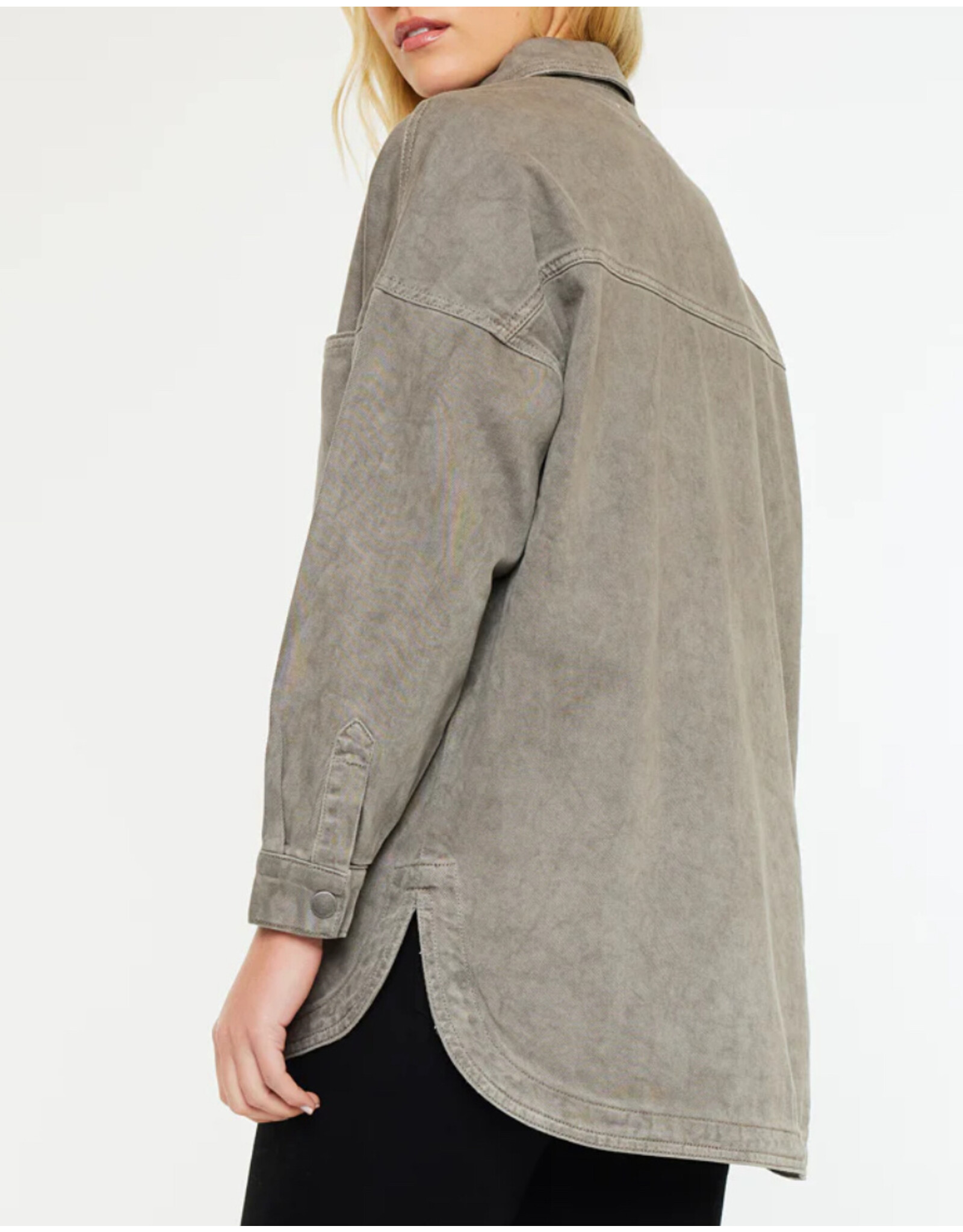 Kancan   Claire Oversized Shirt Jacket