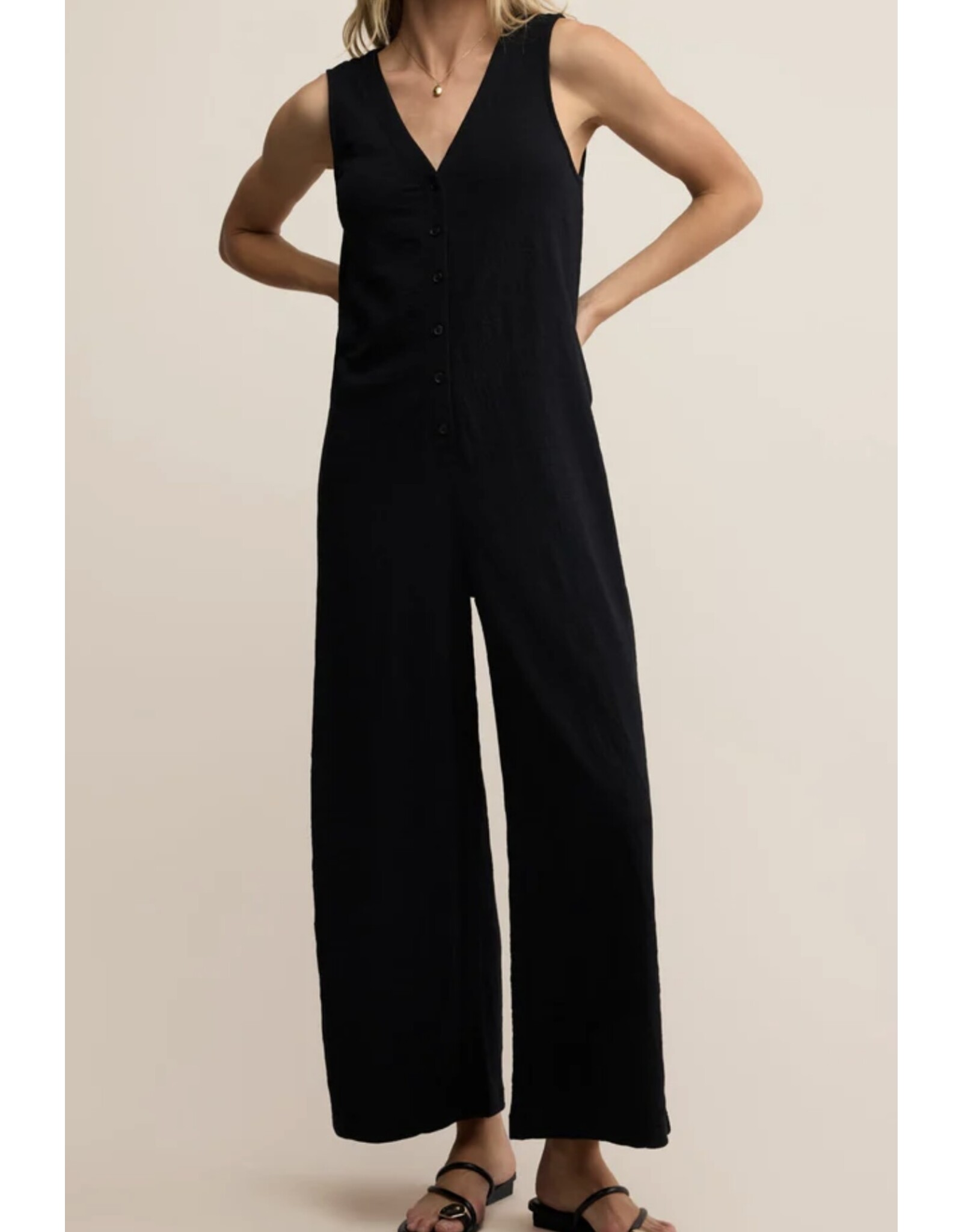 ZSupply ZSUPPLY Solace Textured Slub Jumpsuit