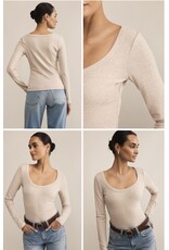 ZSupply Z SUPPLY 2nd Skin Scoop Neck Top