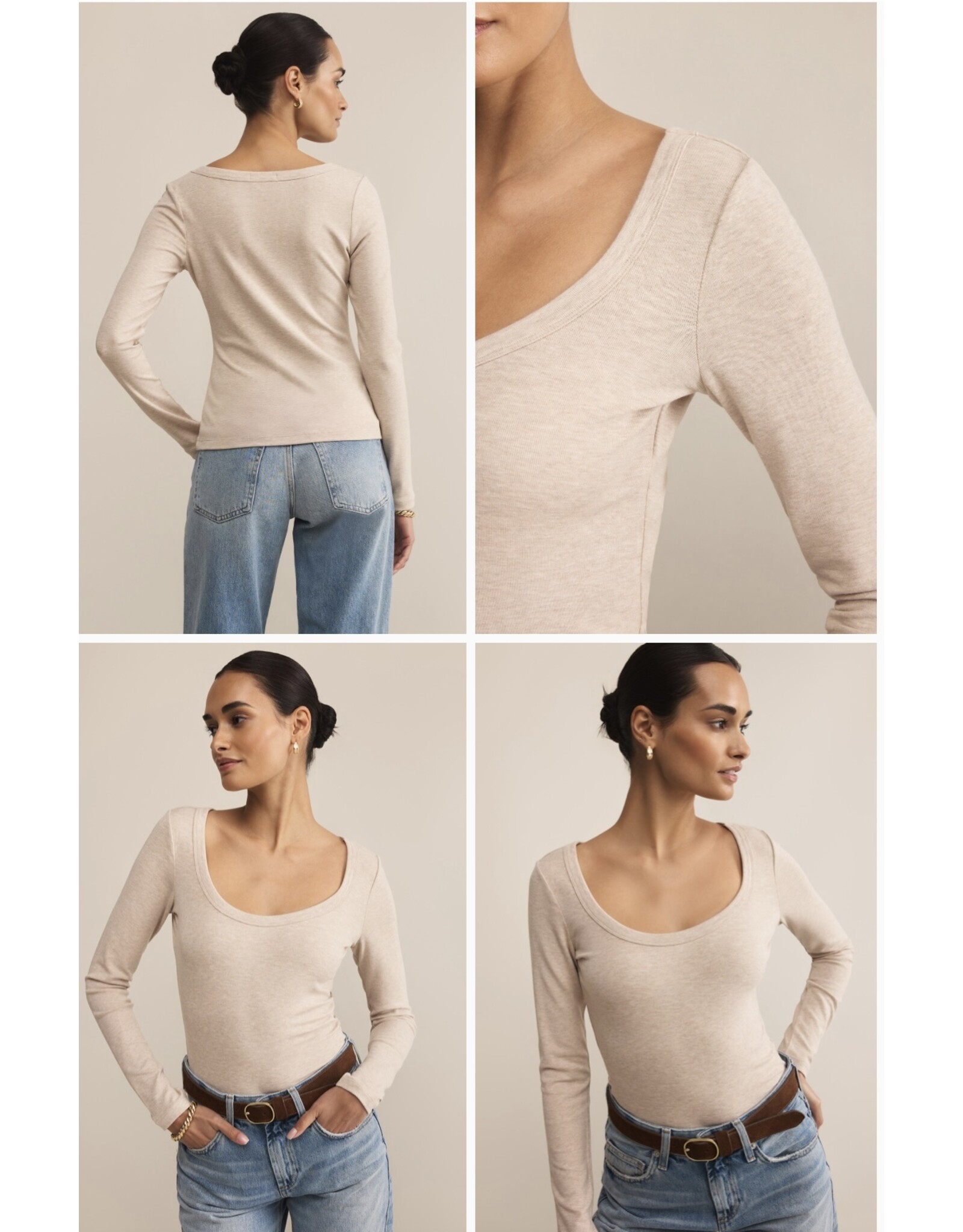 ZSupply Z SUPPLY 2nd Skin Scoop Neck Top