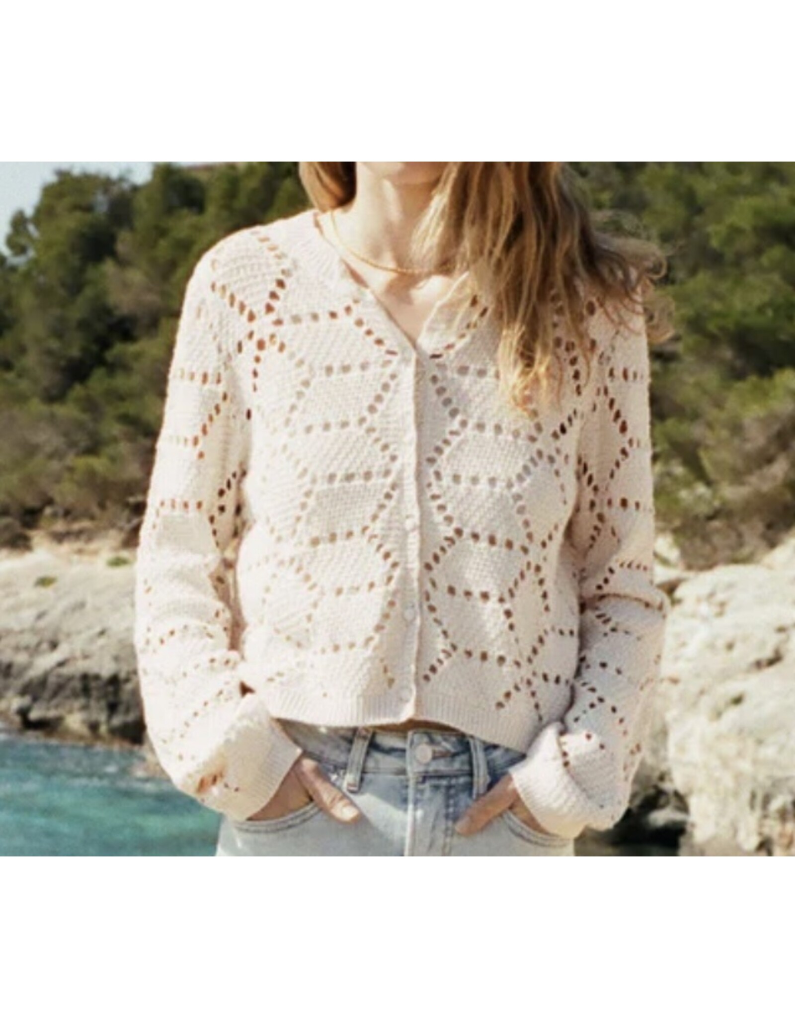 ZSupply ZSupply Rosalyn Sweater Cardigan Crystal